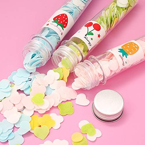 Travel Paper Soap Sheets Flower Tube