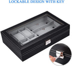 Luxury Watch & Sunglasses Jewelry Box | 6 Watches, 3 Glasses