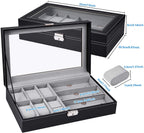 Luxury Watch & Sunglasses Jewelry Box | 6 Watches, 3 Glasses