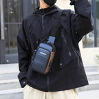 Waterproof Anti-Theft Sling Bag with USB Port Lock