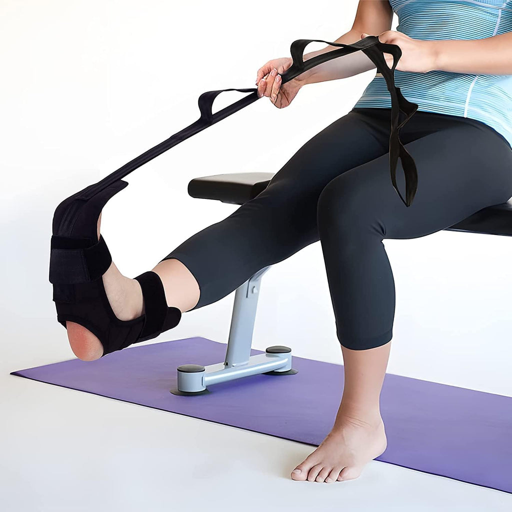 Yoga Leg Stretch Strap – 5-Loop Foot Stretcher for Therapy