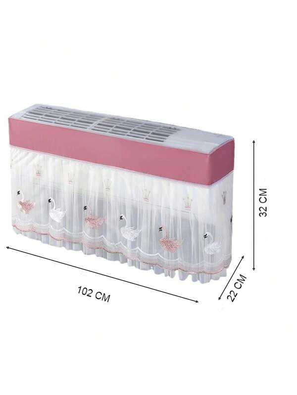 Embroidered Split AC Cover 1-1.5 Ton Dustproof Designer