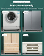 Adjustable Washing Machine Stand – Heavy Duty with Wheels 300Kg