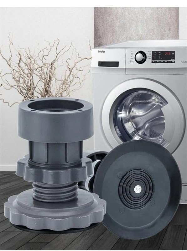 Adjustable Washing Machine Pads – Anti-Walk Rubber Feet Set 4