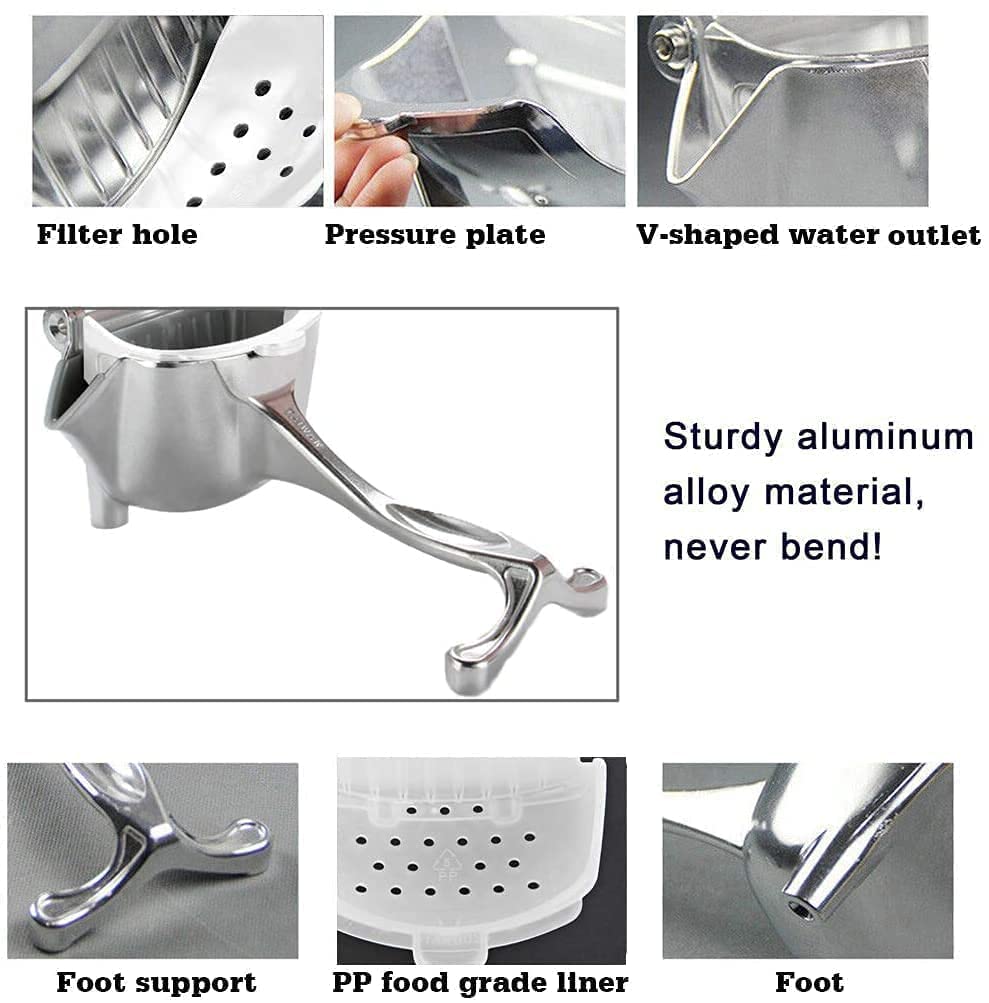 Heavy Duty Aluminium Manual Citrus Fruit Juicer