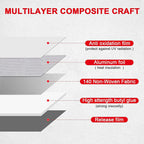 4 Inch Waterproof Silver Butyl Tape 10cmx5m Fix