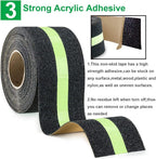 Glow in Dark Anti Slip Stair Tape 2in x16ft Grip