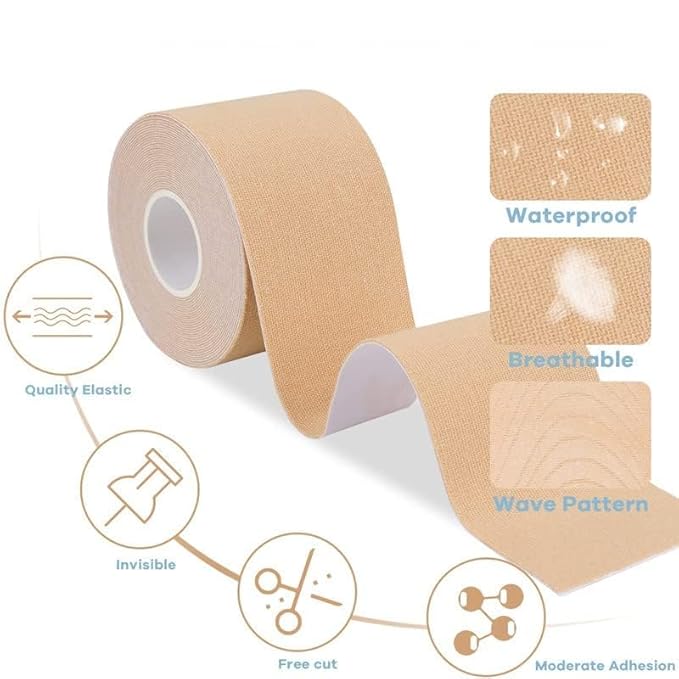 Boob Lift Tape with 10 Nipple Covers Strapless Support