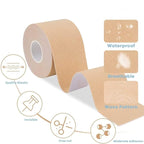 Boob Lift Tape with 10 Nipple Covers Strapless Support