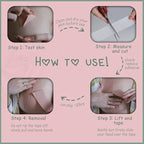 Boob Lift Tape with 10 Nipple Covers Strapless Support