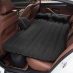 Car Inflatable Back Seat Bed with Pump Black