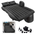 Car Inflatable Back Seat Bed with Pump Black