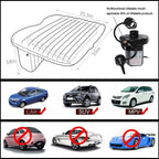 Car Inflatable Back Seat Bed with Pump Black