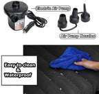 Car Inflatable Back Seat Bed with Pump Black