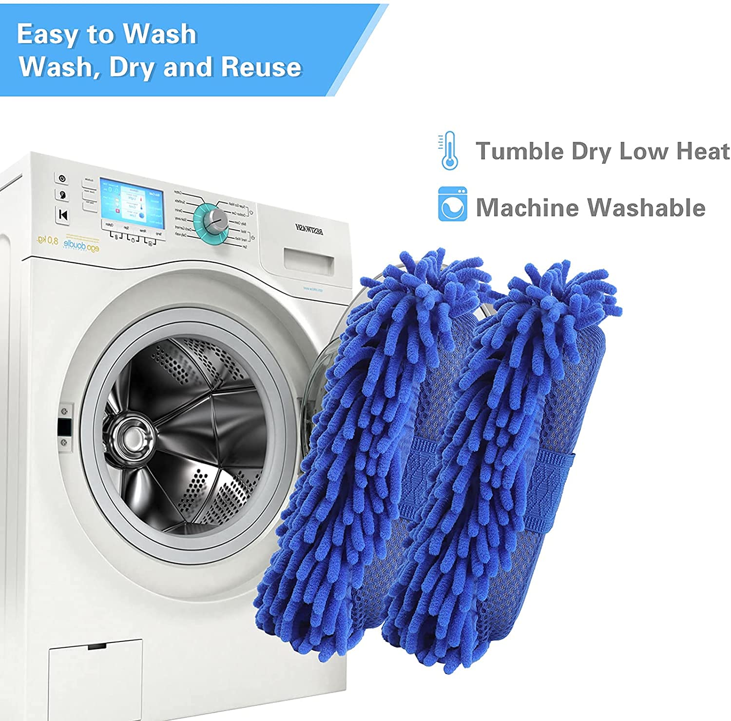 Microfiber Car Cleaning Sponge Scratch-Free Wash