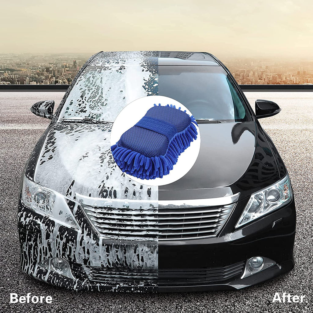 Microfiber Car Cleaning Sponge Scratch-Free Wash