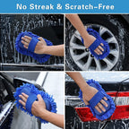 Microfiber Car Cleaning Sponge Scratch-Free Wash