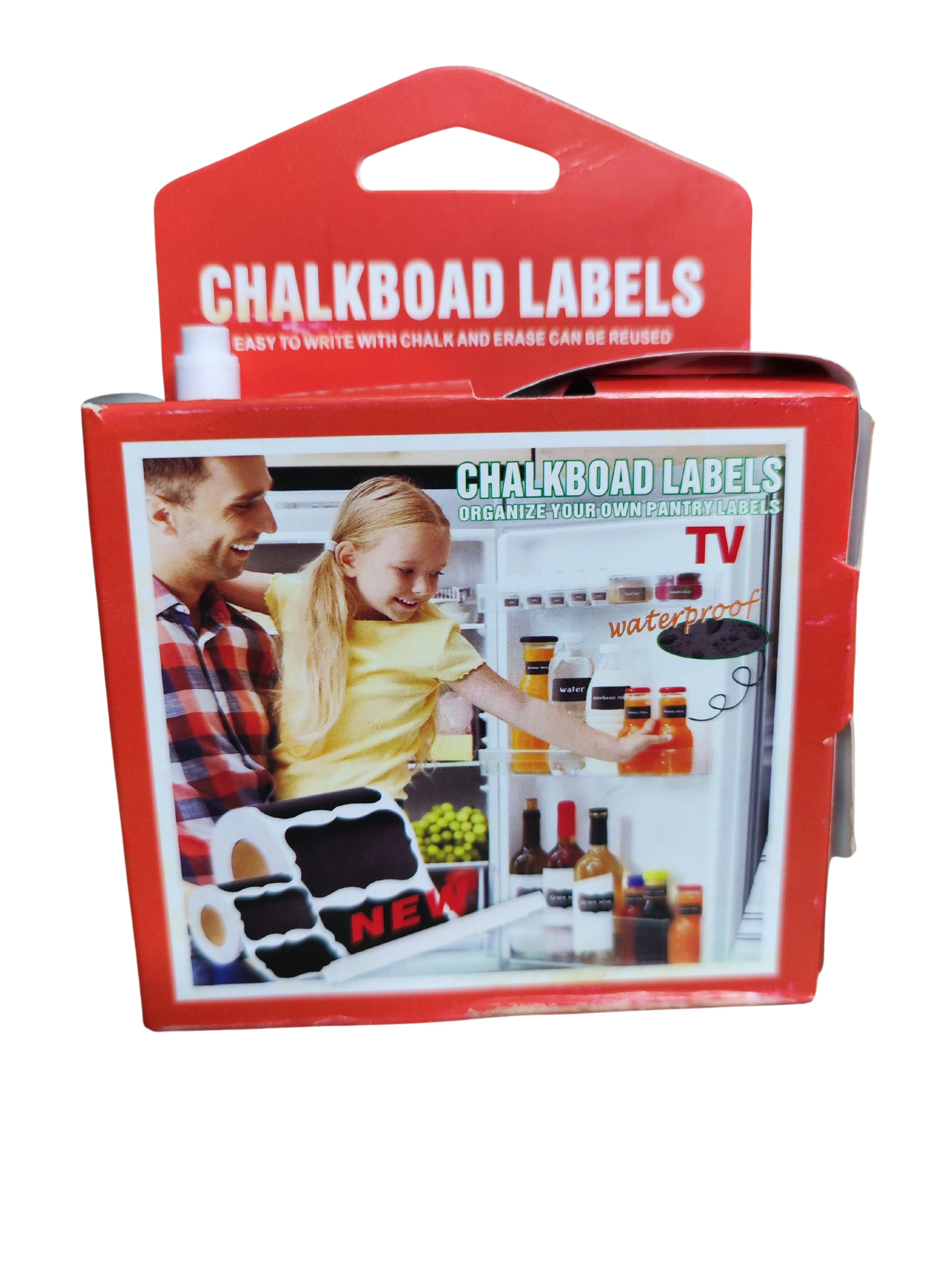 Waterproof Chalkboard Labels Set Reusable Vinyl