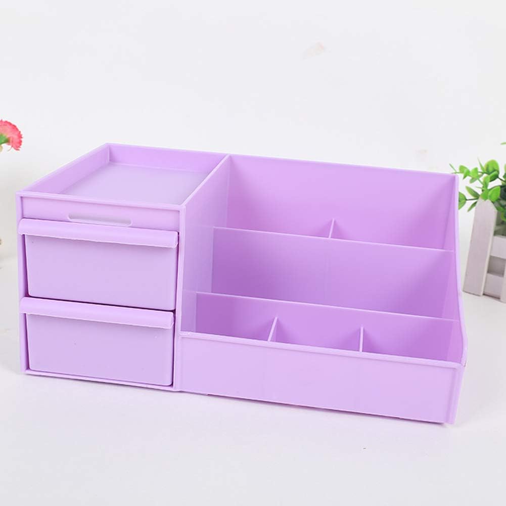 Makeup Organizer Box | 2-Drawer Cosmetic Storage Case