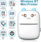 Portable Mini Bluetooth Thermal Printer | Ink-Free Label Maker  ✅ Viral Hashtags: