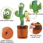 Dancing Talking Cactus Plush Toy Singing Fun