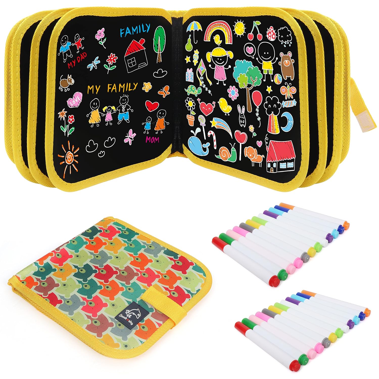 Reusable Erasable Doodle Book for Kids Creative Fun