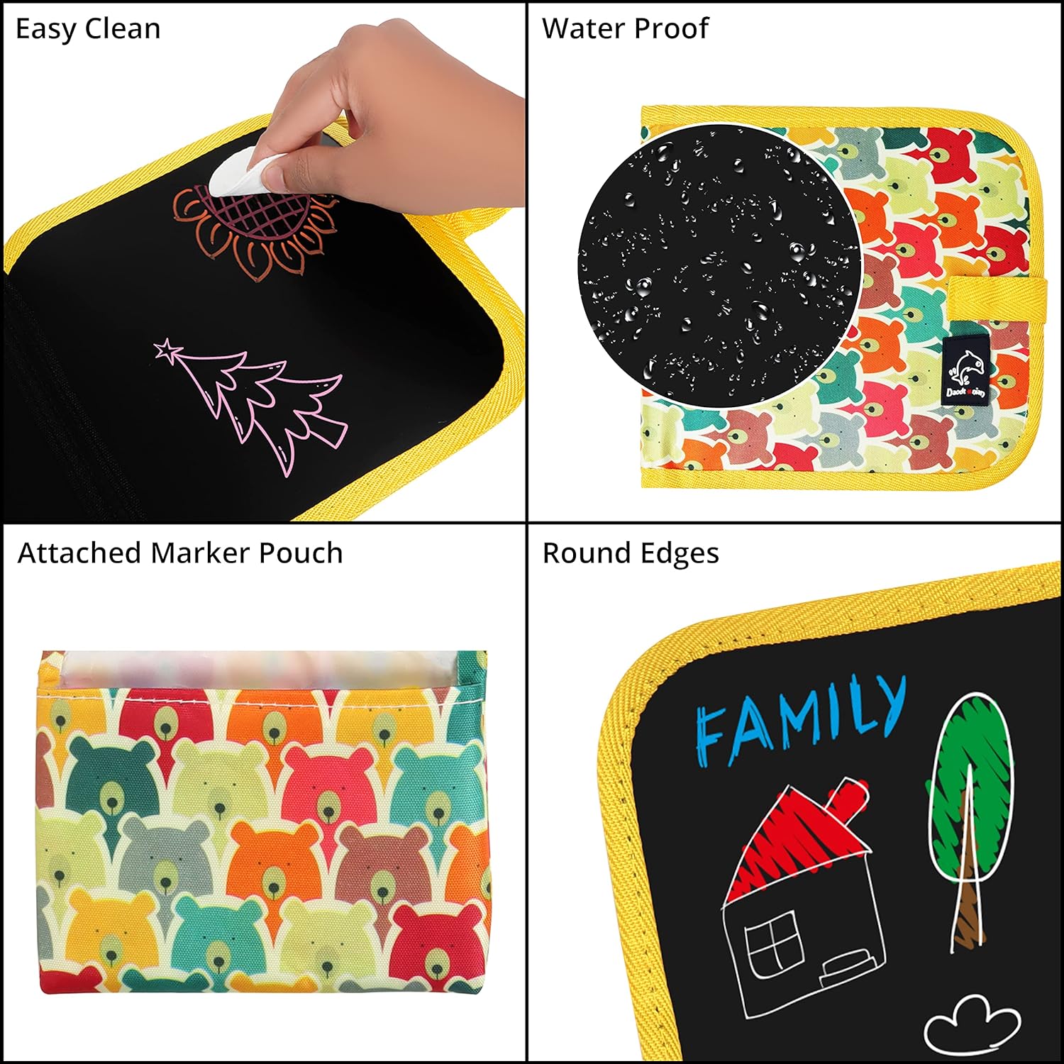 Reusable Erasable Doodle Book for Kids Creative Fun
