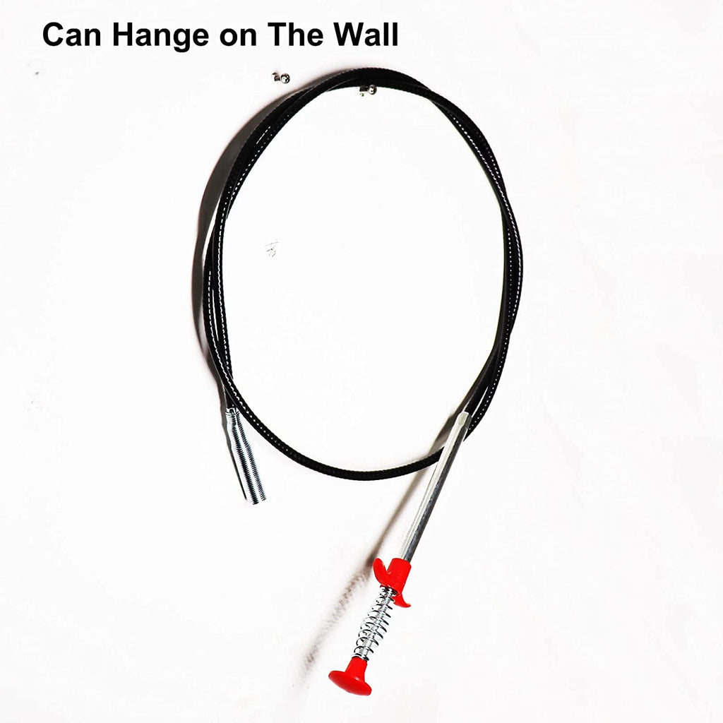 160cm Drain Pipe Cleaner – Flexible Hair Catching Sink Tool