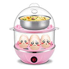 Electric 2-Layer Egg Boiler & Steamer | Cook 14 Eggs Fast