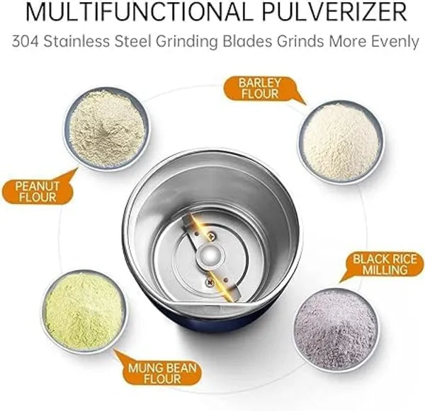 Electric Coffee & Nut Grinder Compact Stainless Steel