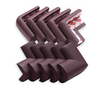 Baby Proof Corner Guards Pre-Taped Safety 10pcs Brown