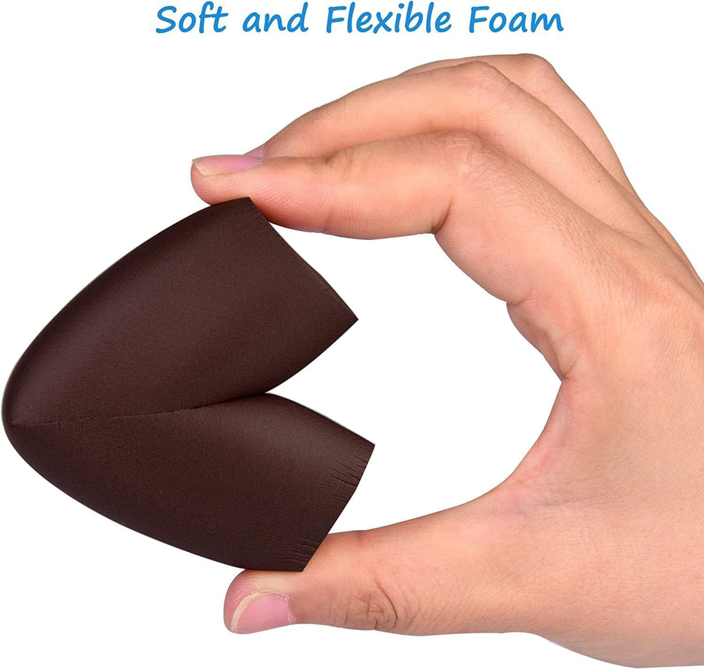 Baby Proof Corner Guards Pre-Taped Safety 10pcs Brown