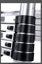 3.2M Telescopic Aluminum Ladder Heavy Duty Foldable