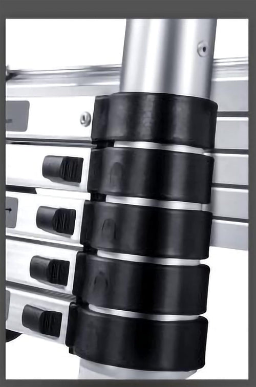 3.2M Telescopic Aluminum Ladder Heavy Duty Foldable