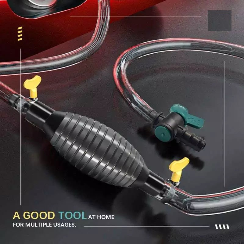 Manual Fuel Transfer Pump Portable Siphon Hose