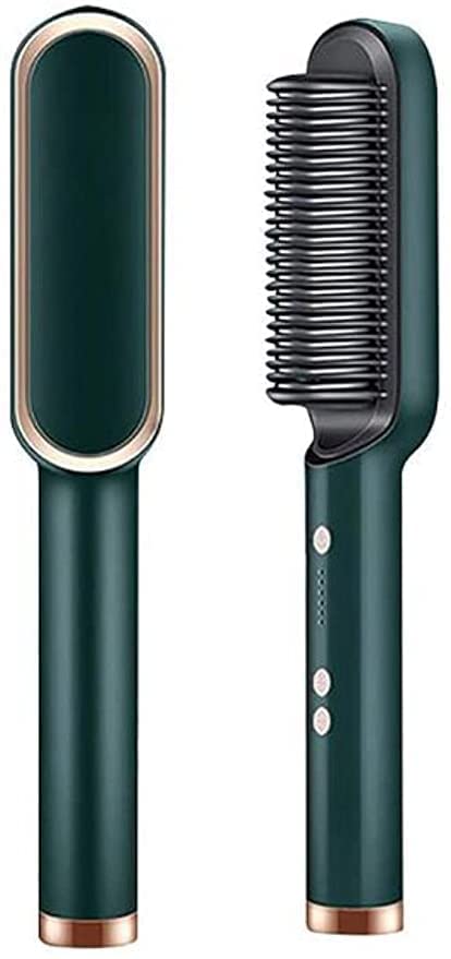 Hair Straightener Brush – Fast Heating Anti-Scald Styling Comb