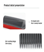 Hair Straightener Brush – Fast Heating Anti-Scald Styling Comb