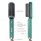 Hair Straightener Brush – Fast Heating Anti-Scald Styling Comb