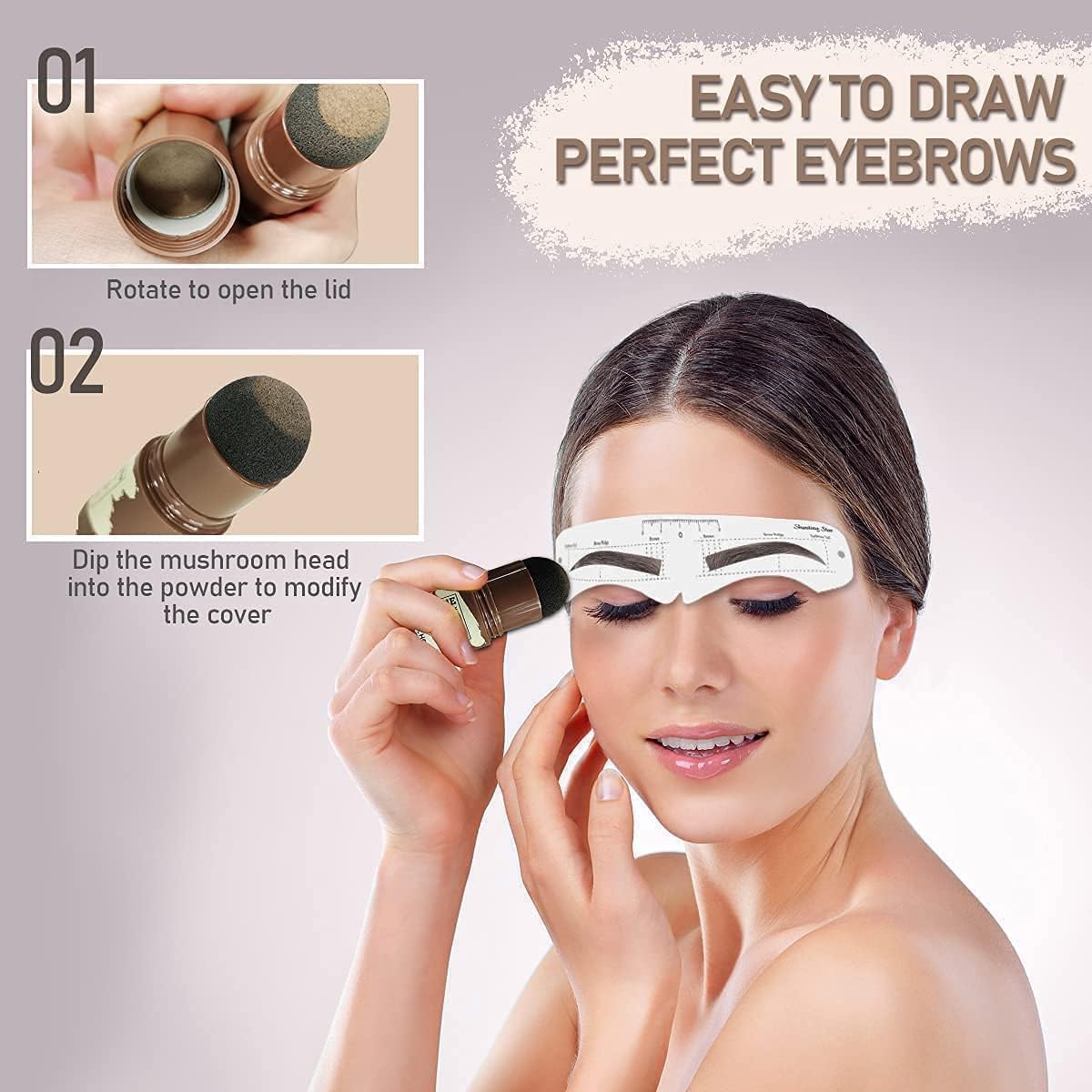 Hairline Powder Stick – Quick Brown Root Touch-Up, Waterproof