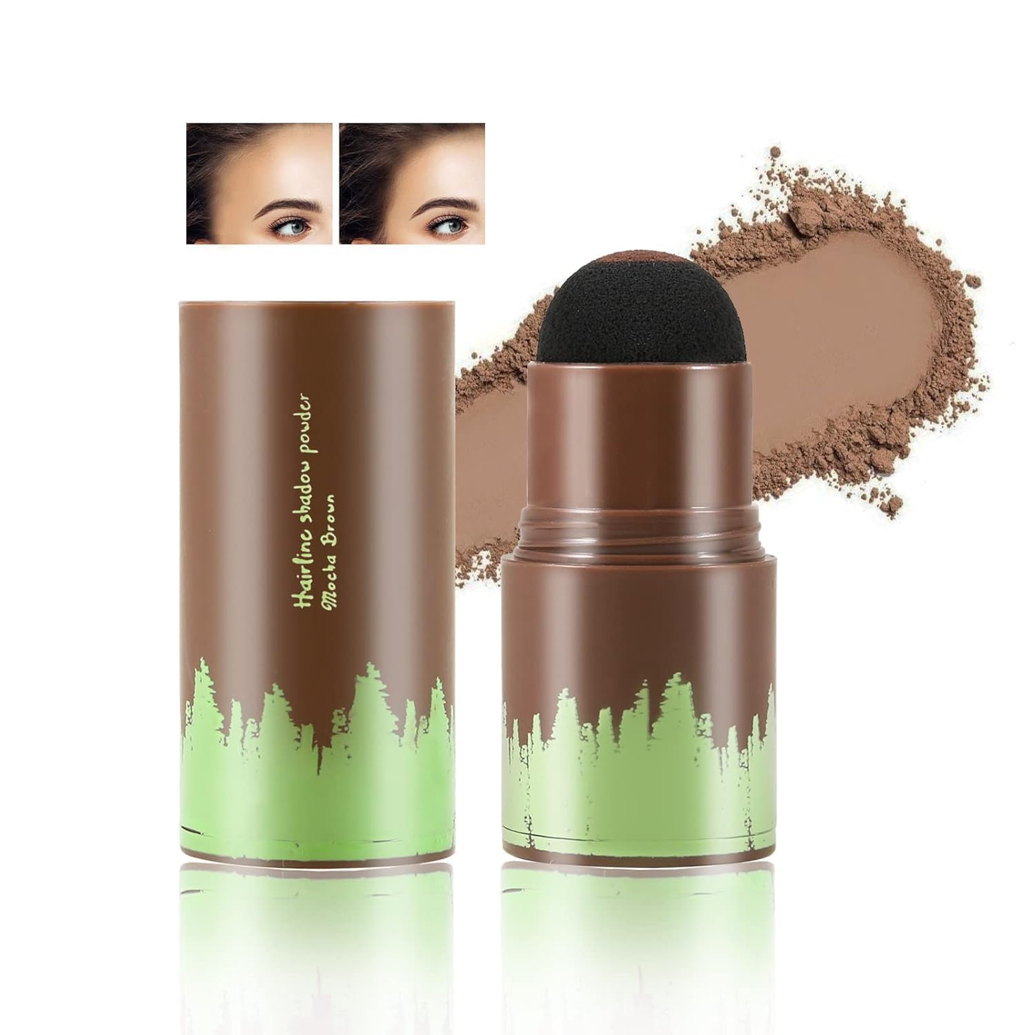 Hairline Powder Stick – Quick Brown Root Touch-Up, Waterproof