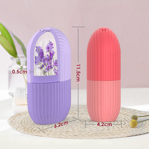 2pcs Ice Face Rollers – De-Puff, Shrink Pores & Brighten Skin