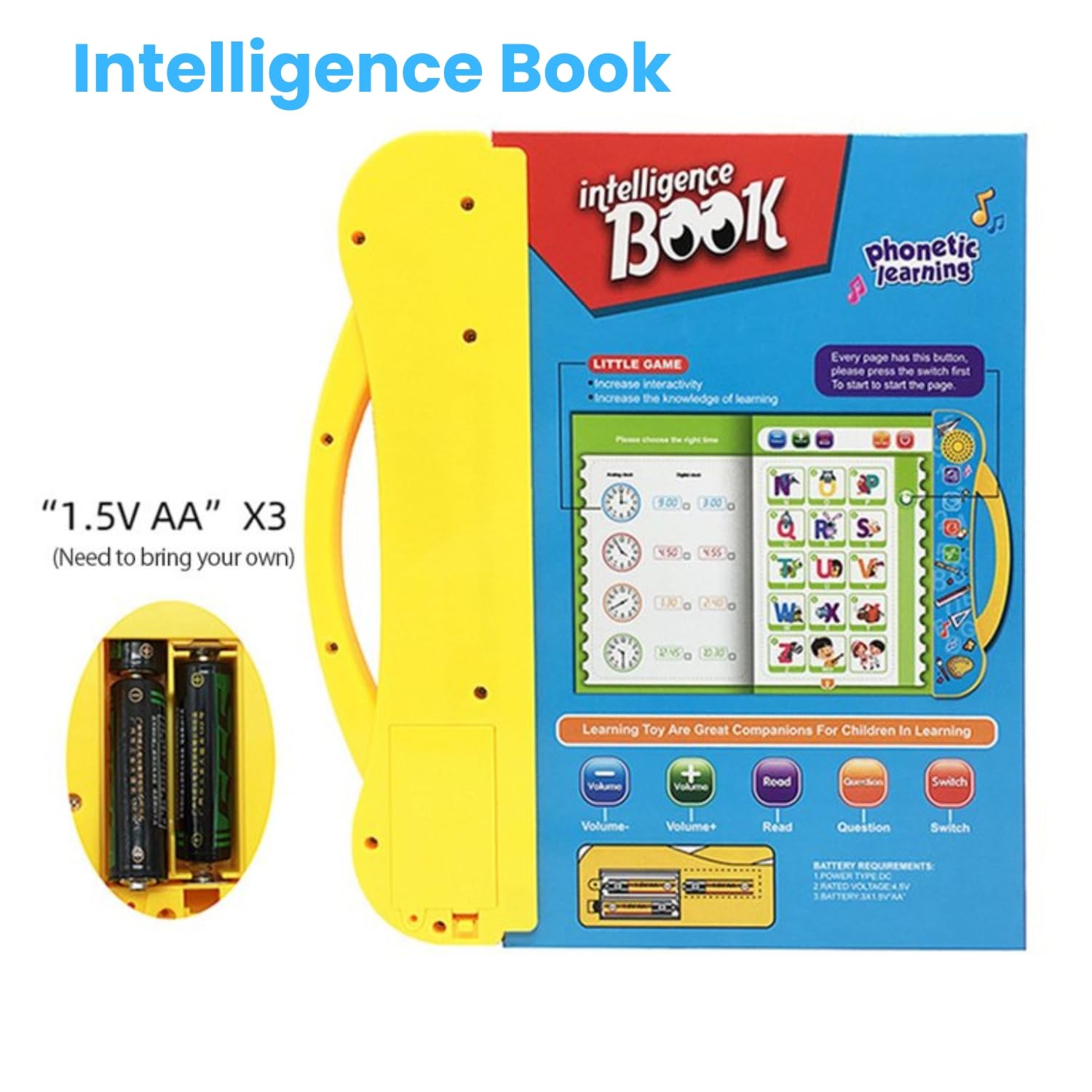 Interactive Musical Learning Book for Kids 3+