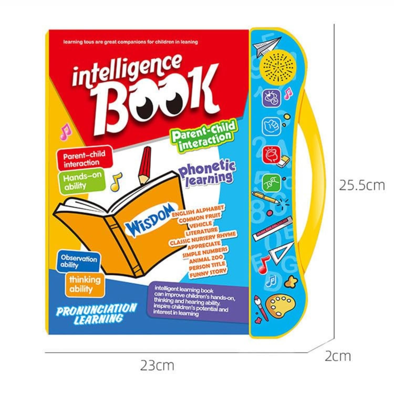 Interactive Musical Learning Book for Kids 3+