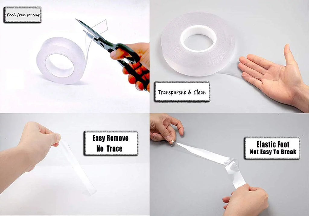 Ivy Grip Nano Tape Reusable Double Sided Clear
