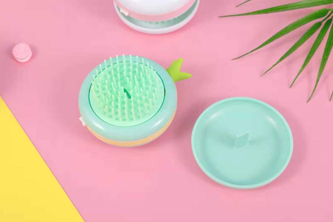 Massager Comb Portable Round Pocket Small Size Travel Massage Folding Plastic Handheld Brush for Men Women Multicolor