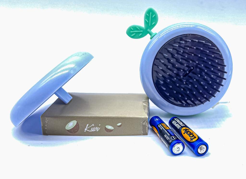 Massager Comb Portable Round Pocket Small Size Travel Massage Folding Plastic Handheld Brush for Men Women Multicolor