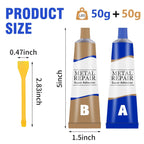 Metal Repair Adhesive Glue A+B Strong Auto Fix 50g