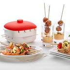Microwave Kabab Maker Charcoal-Free Silicone