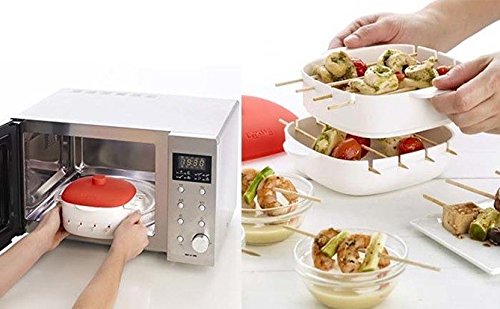 Microwave Kabab Maker Charcoal-Free Silicone