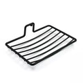 Wall Mounted Steel Soap Holder Single Layer Black